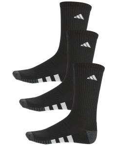 Adidas Men's Cushioned 3.0 3-Pack Crew Socks Black