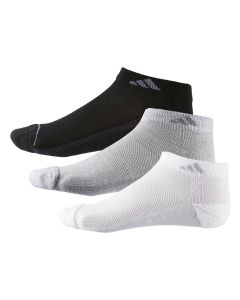 Adidas Women's Superlite 3-Pack Low Cut Socks Wh/Bk/Gy